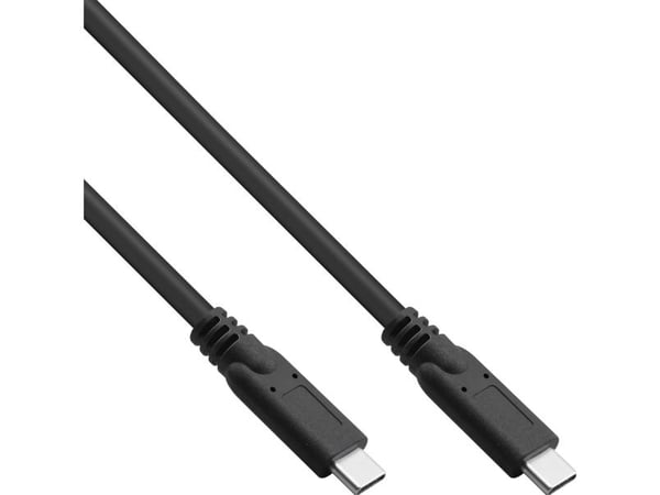 InLine 35705A, 5 m, USB C, USB C, USB 3.2 Gen 1 (3.1 Gen 1), Svart