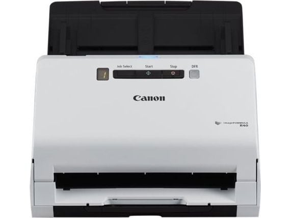 Canon imageFORMULA R40 - Dokumentskanner - CMOS / CIS - Dupleks - A4 - 600 dpi - inntil 40 spm (mono) / inntil 30 spm (farge) - ADF (60 ark) - innt...