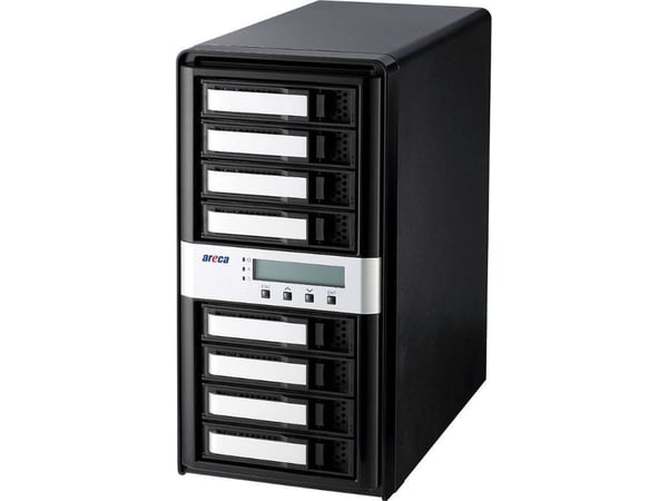 Areca ARC-8050T3U-8 NAS & Storage Server Tower Innebygd Ethernet-port Svart (ARC-8050T3U-8)
