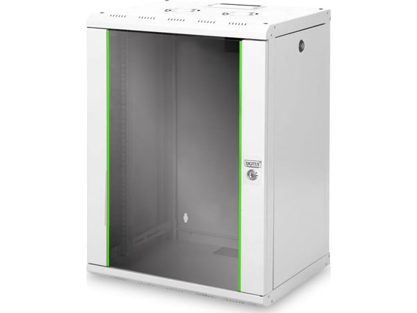 DIGITUS SoHoline DN-19 16-U - Skap - veggmonterbar - grå, RAL 7035 - 16U - 19"