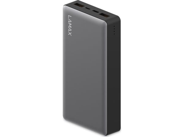 Lamax LAM20KGRAY, 20000 mAh, litium polymeeri (LiPo), Grå
