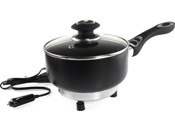 AMiO elektrisk runding med lokk for bil 18 cm x 8 cm 250 W 24 V