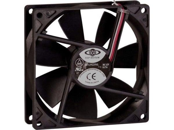 Inter-Tech 92mm Fan Bulk - Sisäosa tuulettimen kanssa - 92 mm
