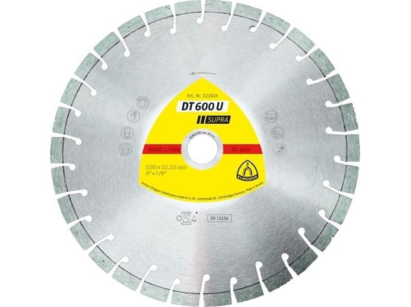 KLINGSPOR diamant kappeskive segmentert 150 mm x 2,4 mm x 22,2 mm DT600U