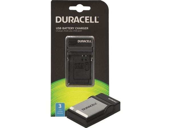 Duracell DRC5904, USB, Innendørs batterilader, Canon NB-4L, NB-5L, Svart, 5V, 5V