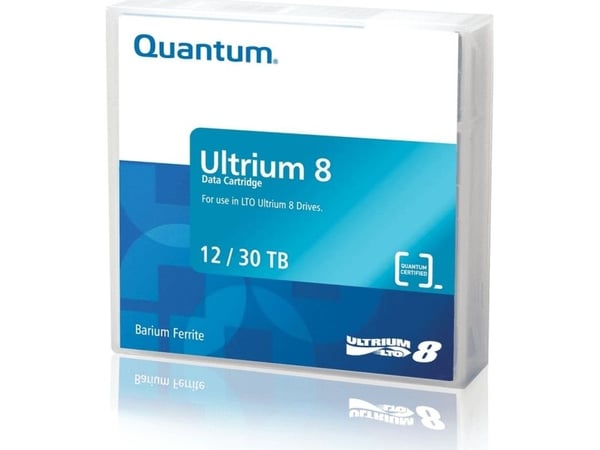 Quantum - LTO Ultrium WORM 8 - 12 TB / 30 TB - grå, murstensröd