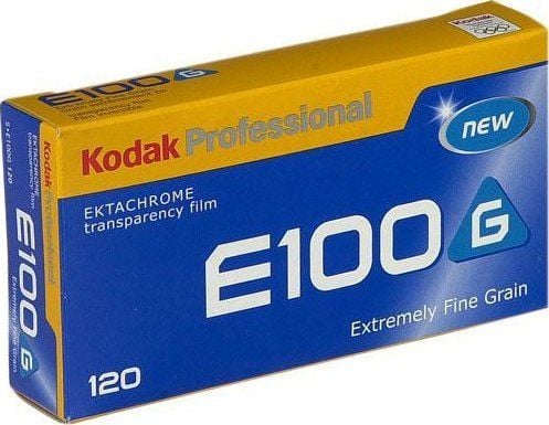Kodak E100G 120, 5 stykker, USA, 137 mm, 27 mm, 72 mm, 143 g