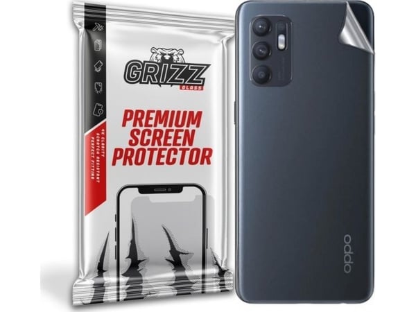 The foil on the back of Grizz Oppo Reno 6