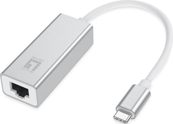 LevelOne USB-0402 - Verkkosovitin - USB-C - Gigabit Ethernet