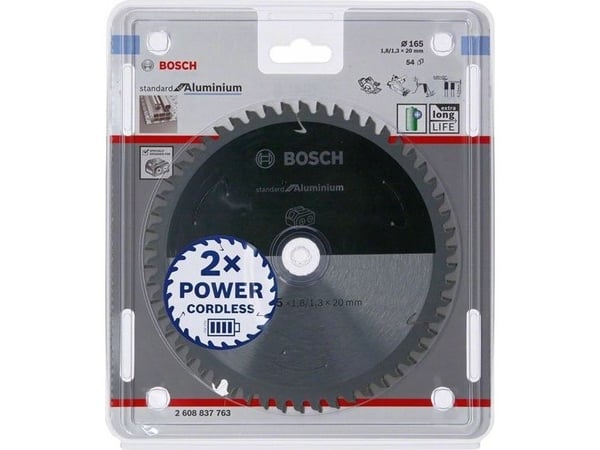 Bosch RUNDSAVKLKLINGE ACCU STD ALU 165X20MM 54T