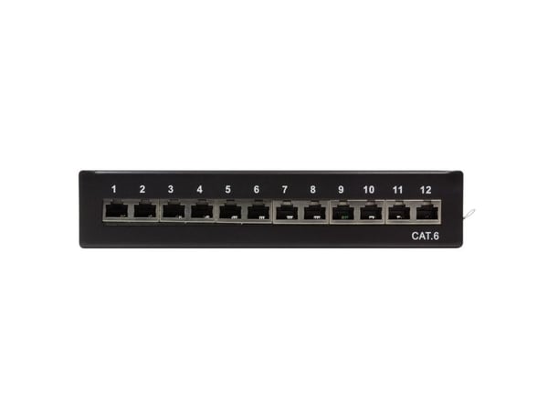 LogiLink NP0017, Cat6, S/UTP (STP), Sort, Stål, RoHS, ISO/IEC 11801, TIA/EIA 568B.2-1