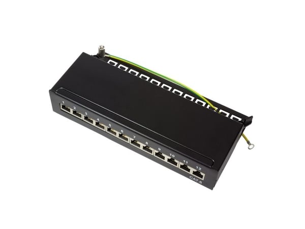 LogiLink NP0017, Cat6, S/UTP (STP), Sort, Stål, RoHS, ISO/IEC 11801, TIA/EIA 568B.2-1