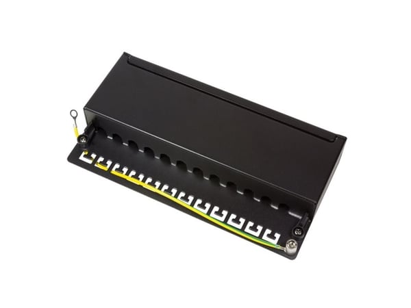 LogiLink NP0017, Cat6, S/UTP (STP), Sort, Stål, RoHS, ISO/IEC 11801, TIA/EIA 568B.2-1