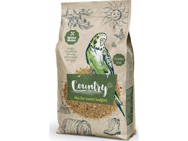 Witte Molen Witte Molen Country 600g Budgie, mat til bølgete undulater