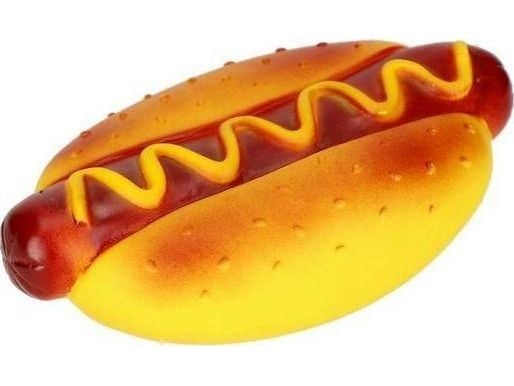 DINGO Hot dog pituus 15 cm - koiran lelu - 1 kpl.