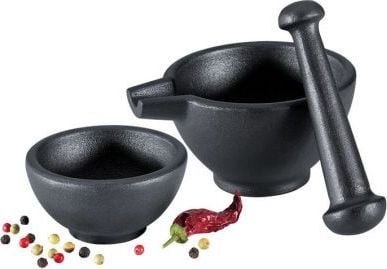 Zassenhaus 076073, Salt- og pepperkvern, Svart, Støpejern, 100 mm, 1,54 kg, 6 cm