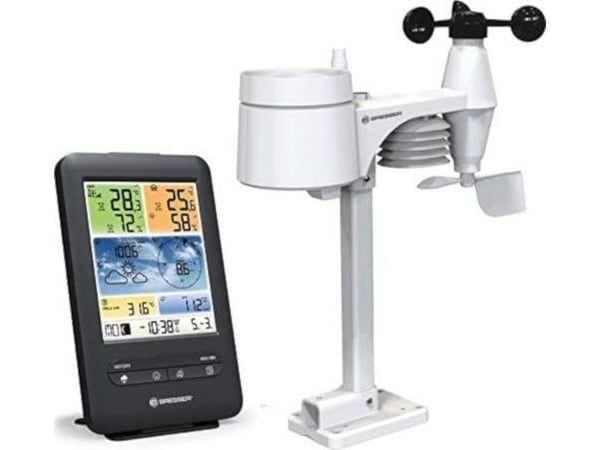Bresser Optics 7002585, Sort, Inne Barometer, Inne hygrometer, Inne Termometer, Utendørs Barometer, Utendørs Fuktighetsmåler,..., Barometer, Hygrom...