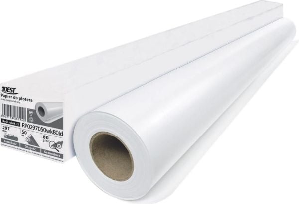 Idest Plotterpapper 914mm 50m 80G 1rulle (rp0914050wk80)