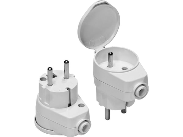AWTools stickpropp med uttag 10 st vit WT-16U/G-K