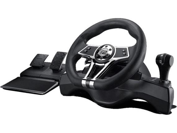 Ready2Gaming Hurricane Wheel Pro - Sett for hjul, pedaler og girskiftehevarm - kablet - for PC, Sony PlayStation 4, Sony PlayStation 3, Nintendo Sw...