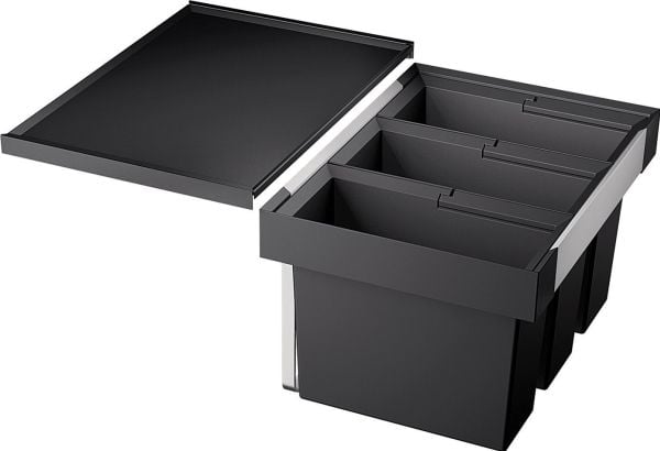 Søppelkasse Blanco svart (521472)