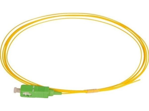 Lanview Easy Strip - Grisehale - SC/APC-enkeltmodus (hann) - 2 m - 0.9 mm - fiberoptisk - simpleks - 9 / 125 micron - G.652D/OS2