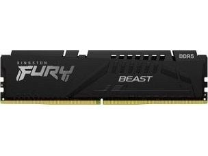 Kingston FURY Beast - DDR5 - modul - 32 GB - DIMM 288-pin - 5600 MT/s / PC5-44800 - CL36 - 1.25 V - ikke-bufret - on-die ECC - svart