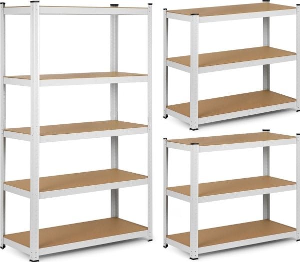 Humberg lagerhylle i metall 150x75x30 (4841)