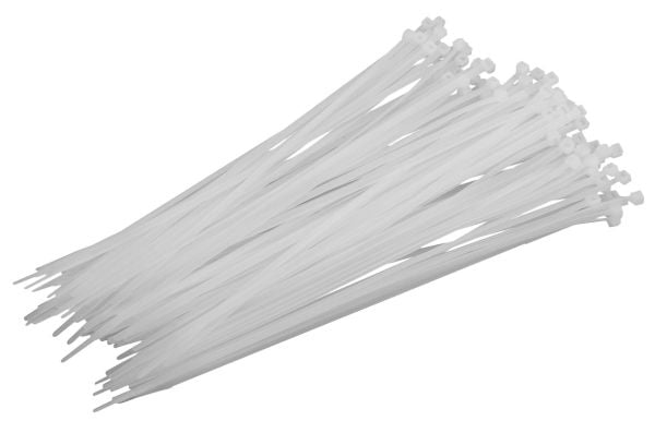 Pro-Line kabelstrips i nylon hvit 2,5x200 mm 100 stk - 59120B