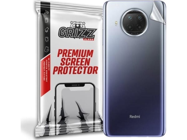 GrizzGlass foliefilm til bakside/TPU til Grizz Xiaomi Redmi Note 9 5G