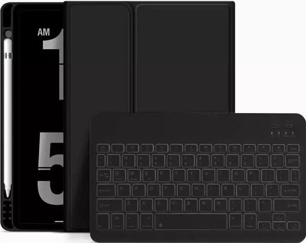 Etui med tastatur 4 stk SC PEN til Apple iPad 10.9 2022 svart