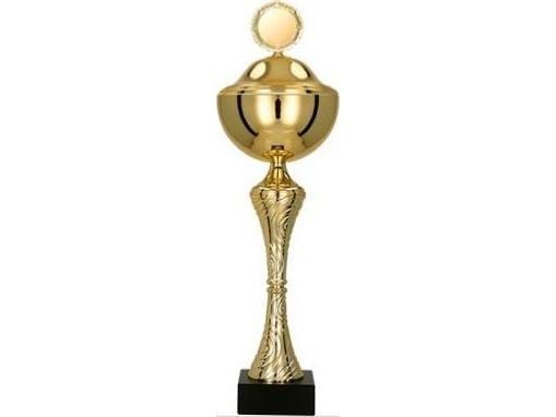 Victoria Sport pokal i metall med lokk