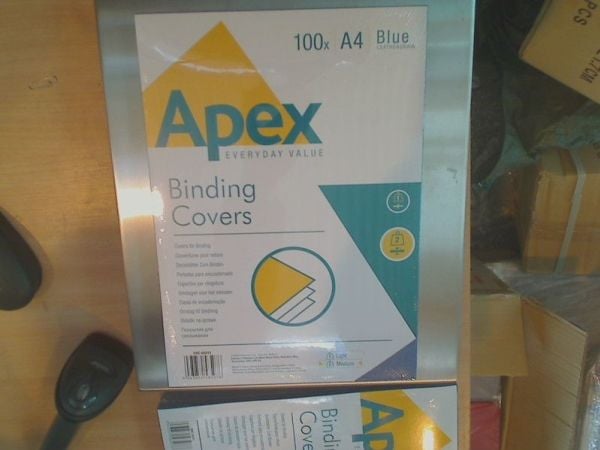 Fellowes kartong till inbindning (Apex) blå glänsande Fellowes kartong till inbindning (Apex) blå glänsande