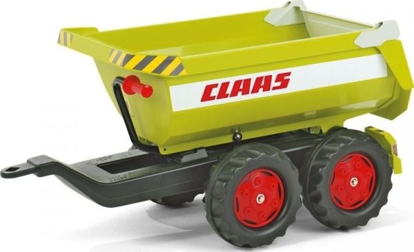 rolly toys rollyHalfpipe CLAAS, Lelutraktorin perävaunu, 3 vuosi/vuosia, Muovi, Metalli, Vihreä, Musta, Punainen