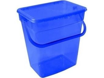Plast Team multifunksjonsbeholder for vaskepulver 6 l blå