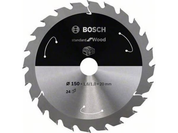 Bosch RUNDSÅG BLAD ACCU STD WOOD 165X20MM 12T