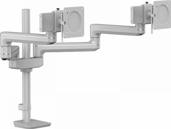 Fellowes Tallo 8613801, Clamp/Grommet, 9 kg, 101,6 cm (40"), 100 x 100 mm, Høydejustering, Sølv