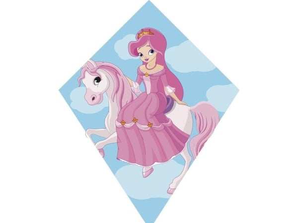 Prinsesse drage til børn fra 4 år, 73 x 60 cm