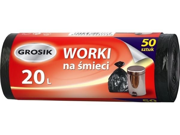 Sarantis Jan Konieczny Grosik søppelsekker 20L 1op-50stk