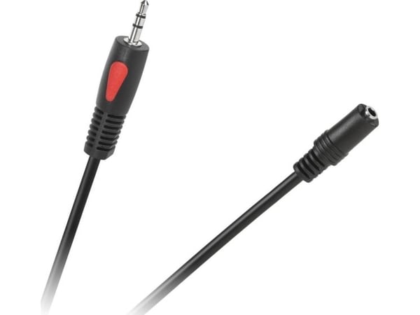 Cabletech Jack 3.5mm - Jack 3.5mm 1m musta (KPO4006-1.0) Cabletech Jack 3.5mm - Jack 3.5mm 1m musta (KPO4006-1.0)