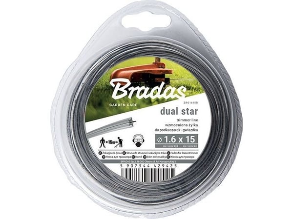 Bradas RIPPER DUAL monofilamenttilanka, tähti, läpipainopakkaus Bradas RIPPER DUAL monofilamenttilanka, tähti, läpipainopakkaus