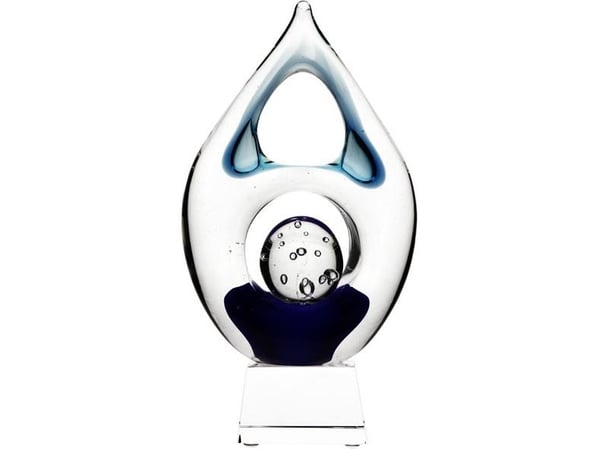 Tryumf pokal i glass med etui (GS116C-22)