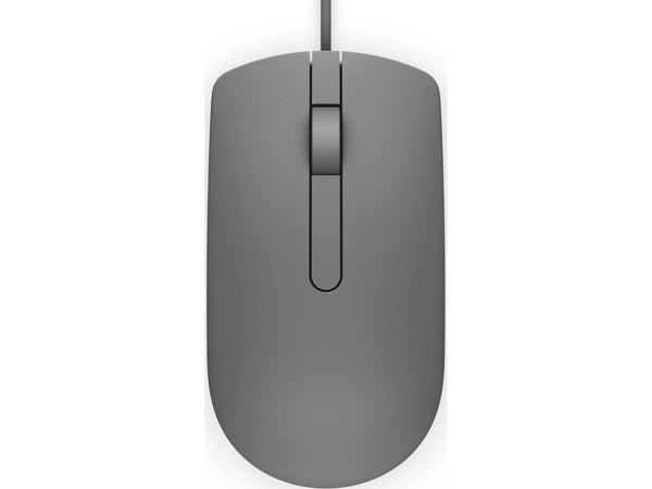 Dell MS116 - Hiiri - optinen - 2 painiketta - kaapeli - USB - harmaa