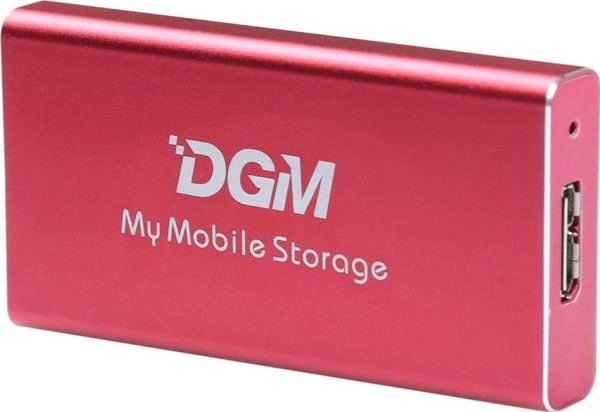 Ekstern SSD DGM My Mobile Storage 512GB rød (MMS512RD)