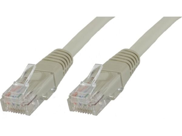 MicroConnect - Nettverkskabel - RJ-45 (hann) til RJ-45 (hann) - 30 m - 6 mm - UTP - CAT 6 - rund, uten hindringer, flertrådet - grå