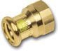 SANHA Press Gas overgangshylse GW 22mm x 1" (111270221)