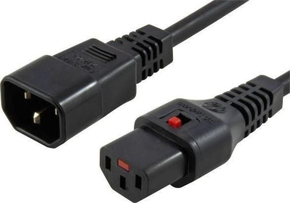 MicroConnect - Strømkabel - IEC 60320 C13 til IEC 60320 C14 - AC 250 V - 10 A - 1,5 m - lajiteltu