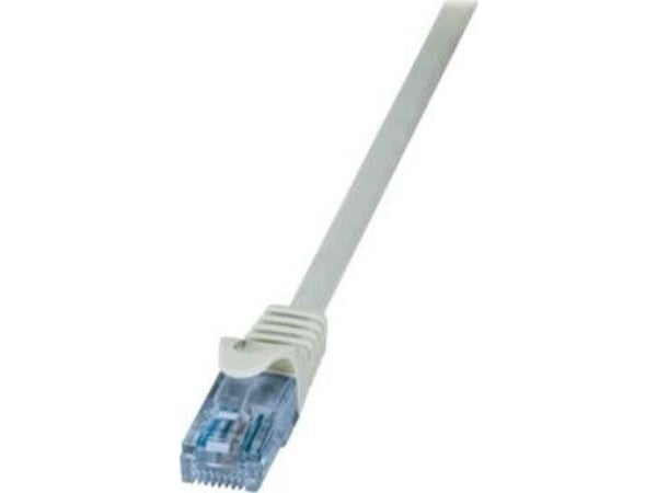LogiLink CP3022U, 0,5 m, Cat6a, U/UTP (UTP), RJ-45, RJ-45, Grå