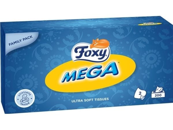 Foxy FOXY MEGA COSMETIC WIPE 200 SQUARE