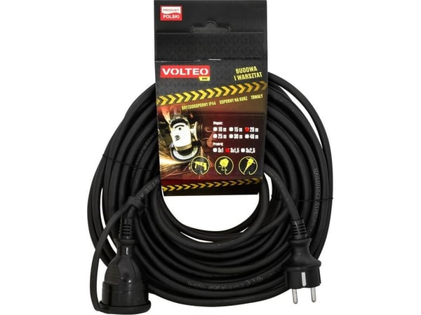 Volteo förlängningssladd HEAVY DUTY 20 m, kabel H05RR-F 3*1,5mm²